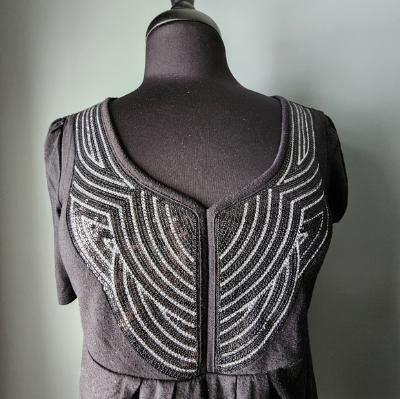 Duo Maternity Sequin Top - Picture 2 of 5